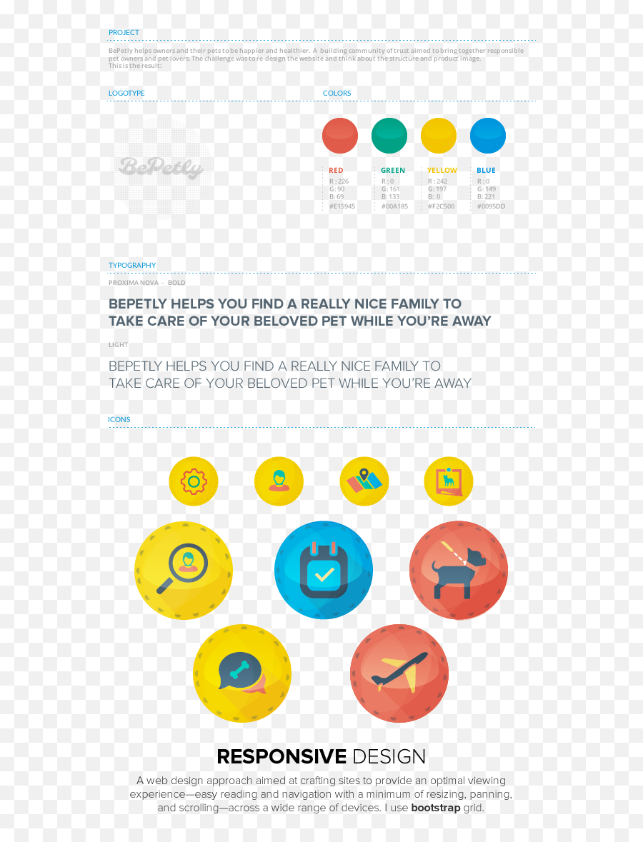 Bepetly - Flat Experience By Joel Filipe Via Behance Web Emoji,Logo Design Challenge