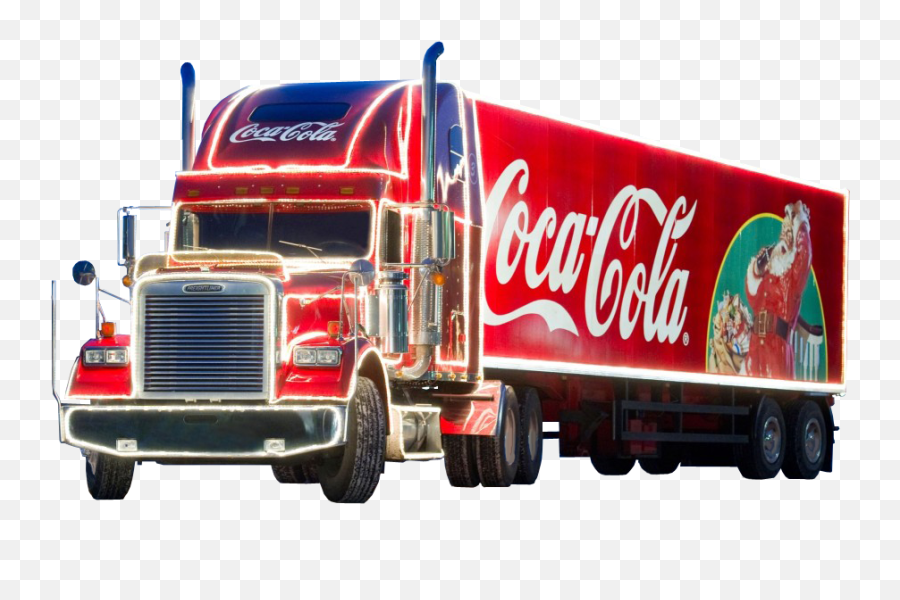 Coca Cola Christmas Truck Transparent - Coca Cola Truck Png Emoji,Truck Png