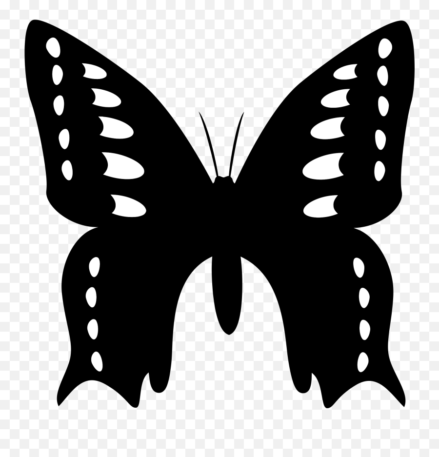 Black Silhouette Of A Butterfly Free Image Download Emoji,Butterfly Flying Png