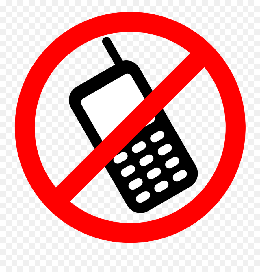 No Cell Phones Clipart - Don T Use Your Cell Phone Emoji,Phone Clipart