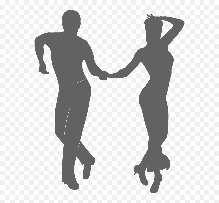 Couple Dancers Silhouette - Openclipart Emoji,Black Couple Png