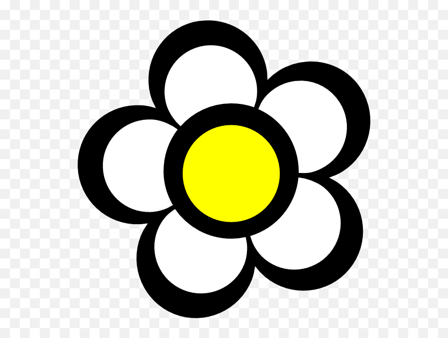 Daisy 1 Clip Art At Clkercom - Vector Clip Art Online Emoji,Yellow Daisy Clipart