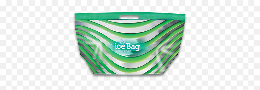 Ice Bag Medium Size - Green 41x42ice Bag Medium Size Green 41x42 Emoji,Ice Bag Png