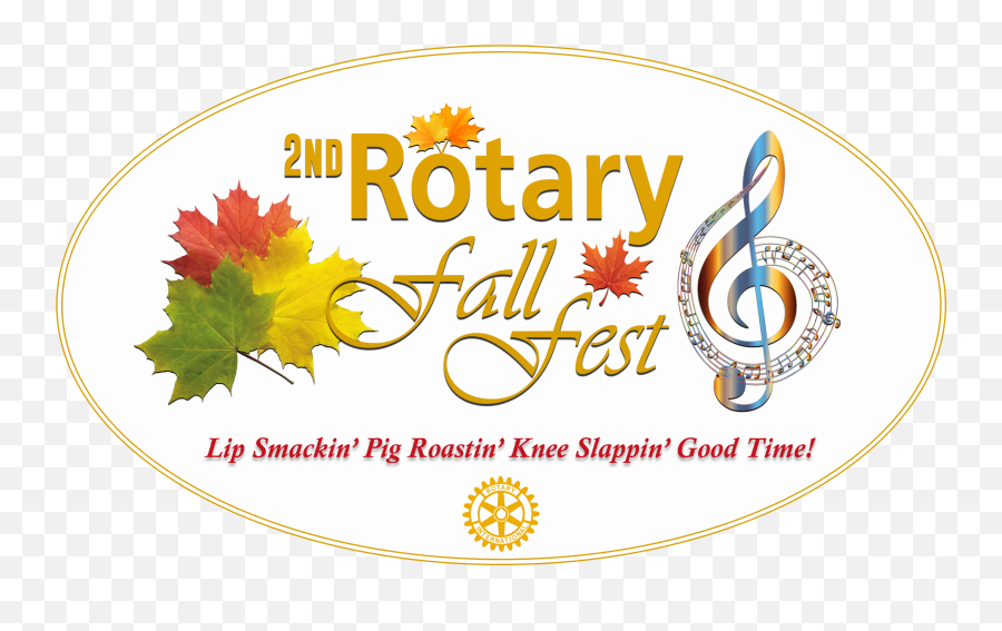 Download Hd Rotary 2nd Fall Fest Logo - Rotary International Fiber Emoji,Rotary Logo