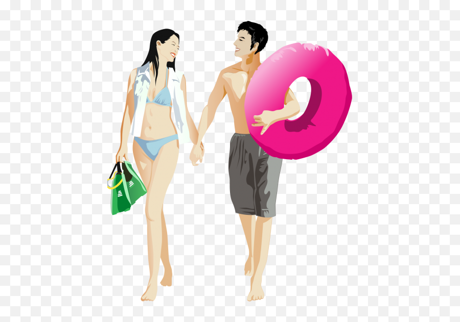 Couple Going To Swim Png - Photo 113 Free Png Download Emoji,Swimsuit Png