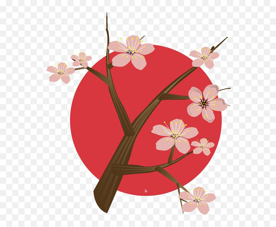 Download Free Japanese Flowering Cherry Download Free Emoji,Cherry Blossom Tree Clipart