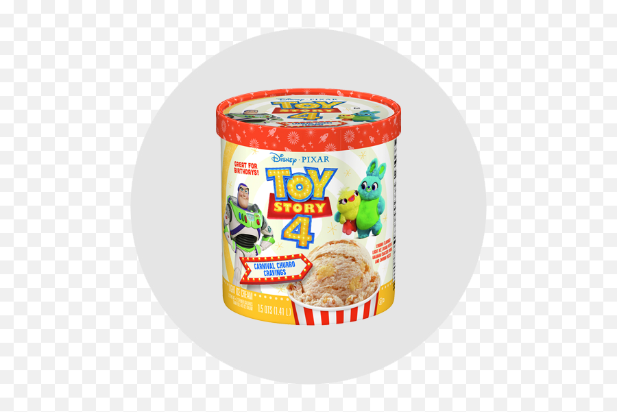 Toy Story - Toy Story Churro Ice Cream Emoji,Toy Story 4 Logo