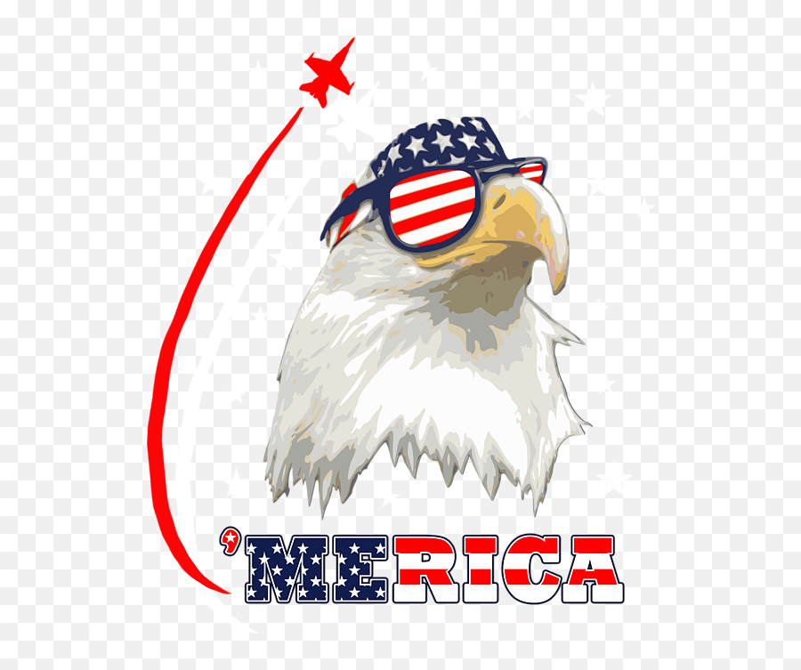 Proud Bald Eagle Womenu0027s T - Shirt American Emoji,Bald Eagle Clipart