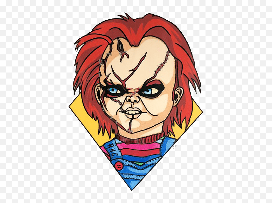 Chucky Doll Png Clipart - Stckers Chucky Emoji,Chucky Png