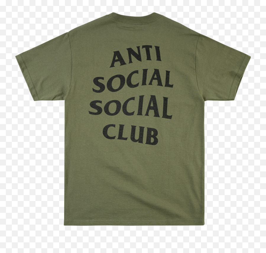 Anti Social Social Club Assc Army Green - Anti Social Social Club Emoji,Anti Social Social Club Logo