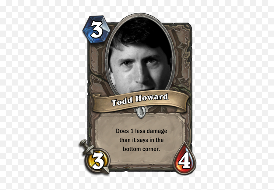 Todd Howard Hearthstone Card - Pitch Black You Are Likely Emoji,Todd Howard Transparent