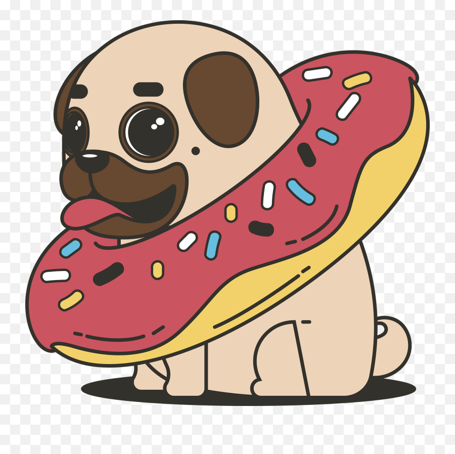 Free Doughnut Donut Illustrations - Donut Pug Emoji,Doughnut Clipart