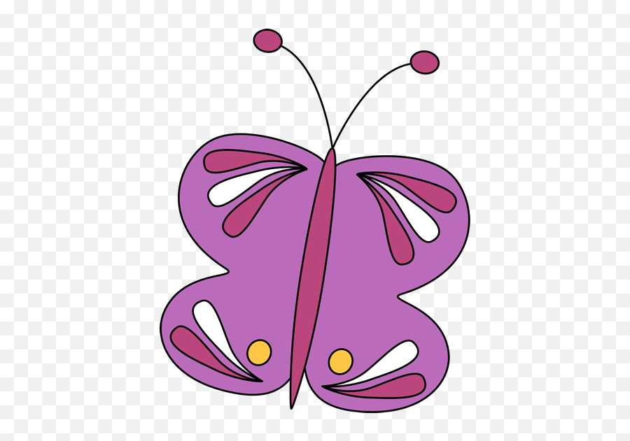 Butterfly Clip Art - Butterfly Images Girly Emoji,Butterfly Outline Clipart