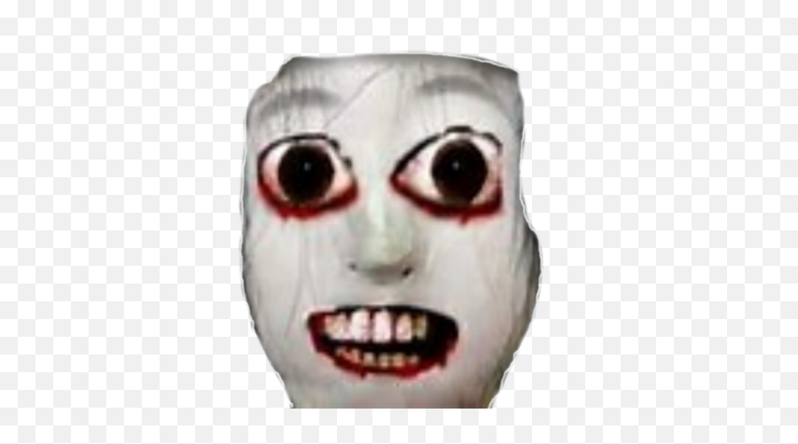 Scary Face Transparent Version - Creepy Roblox Face Emoji,Roblox Face Transparent