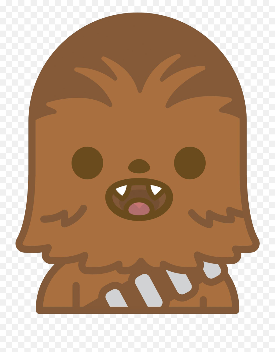 Cute Star Wars Chewbacca Cartoon Hd - Chewbacca Emoji,Chewbacca Png