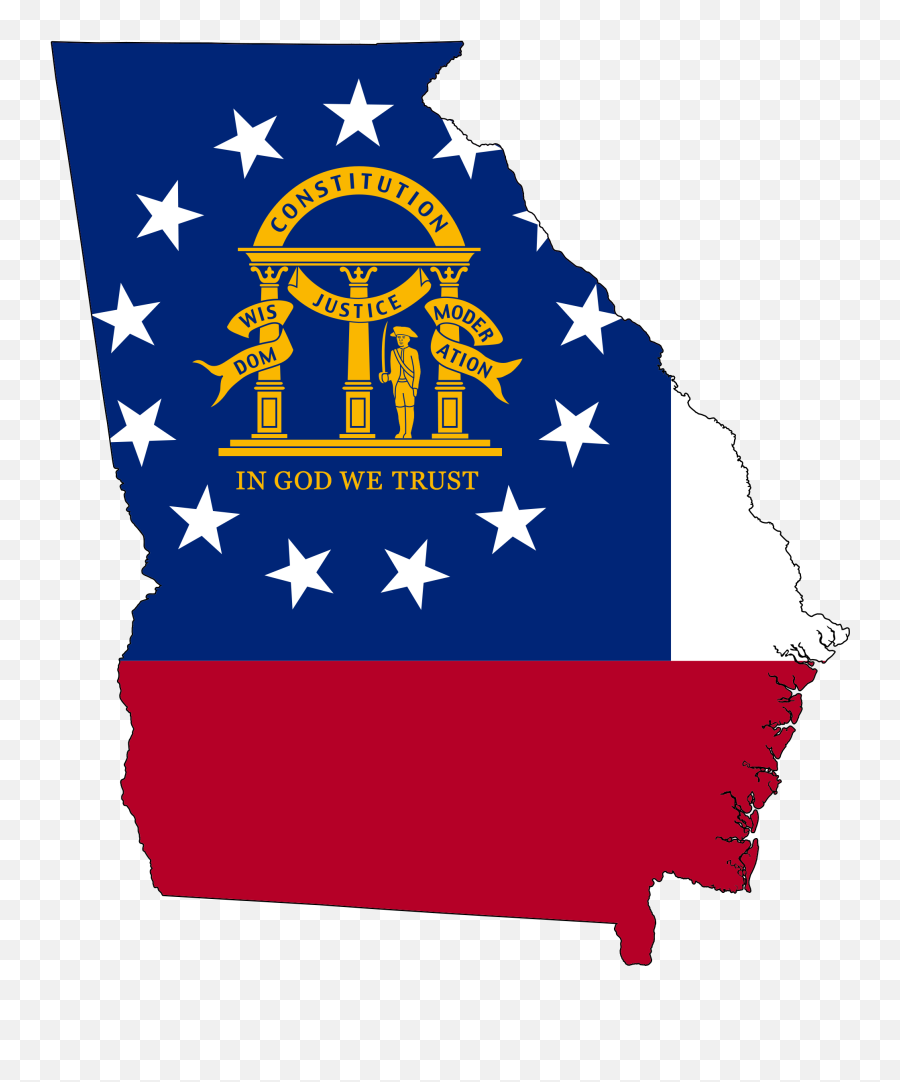 Trumpu0027s Confederate Nostalgia Rooted In Georgia History - Georgia State Map With Flag Emoji,Latter Day Saint Clipart