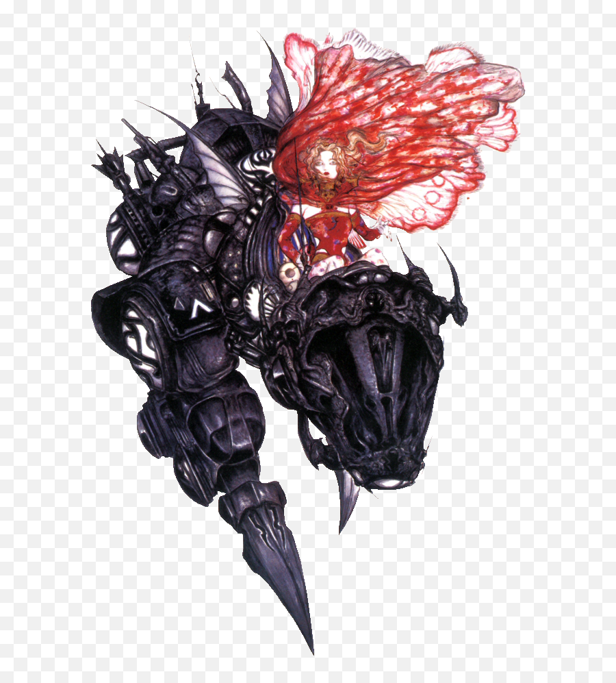 Terra Magitek Armor Final Fantasy Vi - Final Fantasy Yoshitaka Amano Png Emoji,Final Fantasy 6 Logo