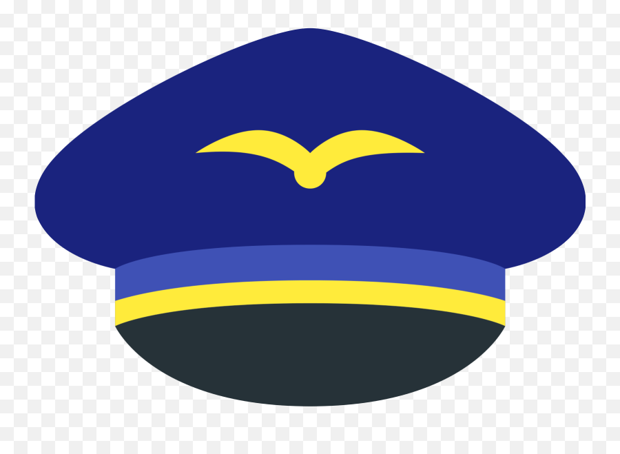 Pilot Clipart Icon - Pilot Hat Png Clipart Emoji,Pilot Clipart
