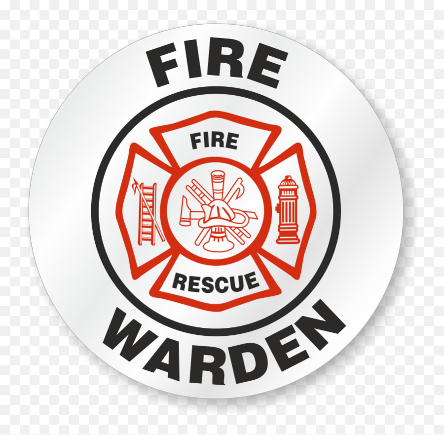 Fire Warden Fire Rescue Hard Hat Decals Signs Sku Hh - 0537 Seodaemun Prison History Hall Emoji,Fire Rescue Logo
