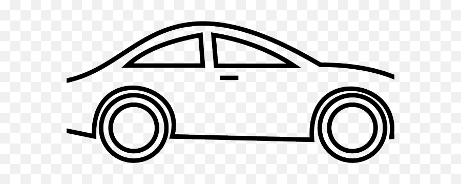Line Car Cliparts - Car Transportation Clipart Black And White Emoji,Cars Clipart Black And White