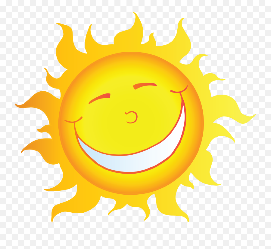 Pin Sun Moon Stars Clipart - Smiling Sun Cartoon 480x421 Sun Is Hiding Behind The Clouds Emoji,Moon And Stars Clipart