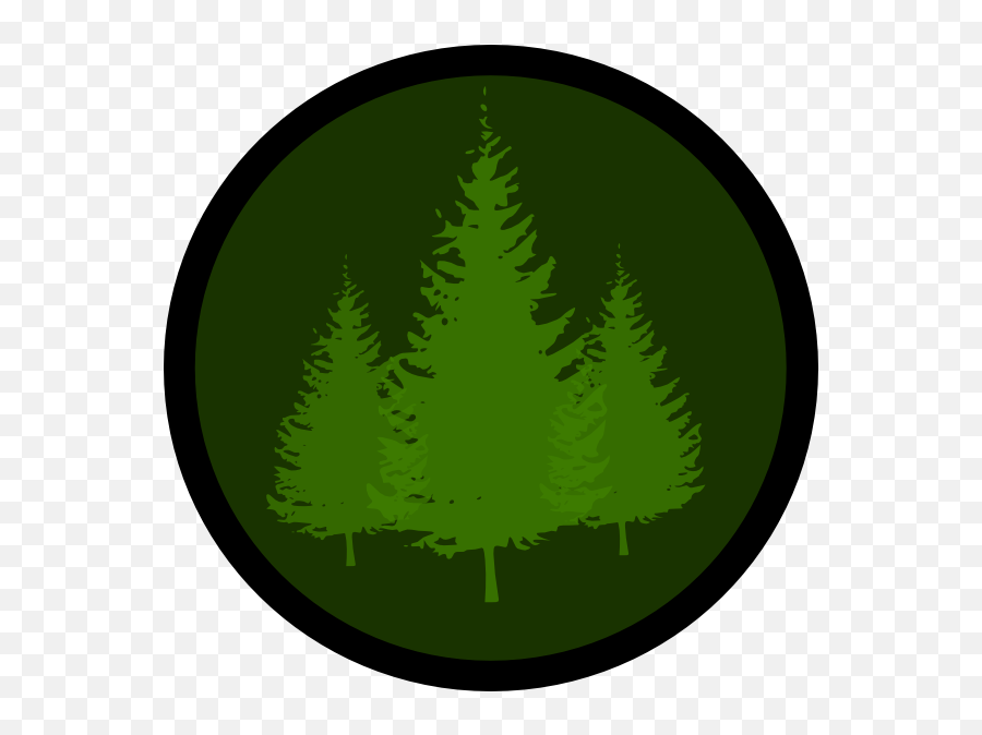 Evergreen Symbol 1 Clip Art At Clkercom - Vector Clip Art Emoji,Evergreen Tree Clipart