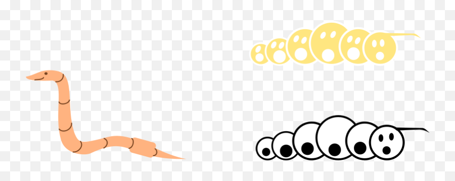 Worm - Dot Emoji,Worm Clipart