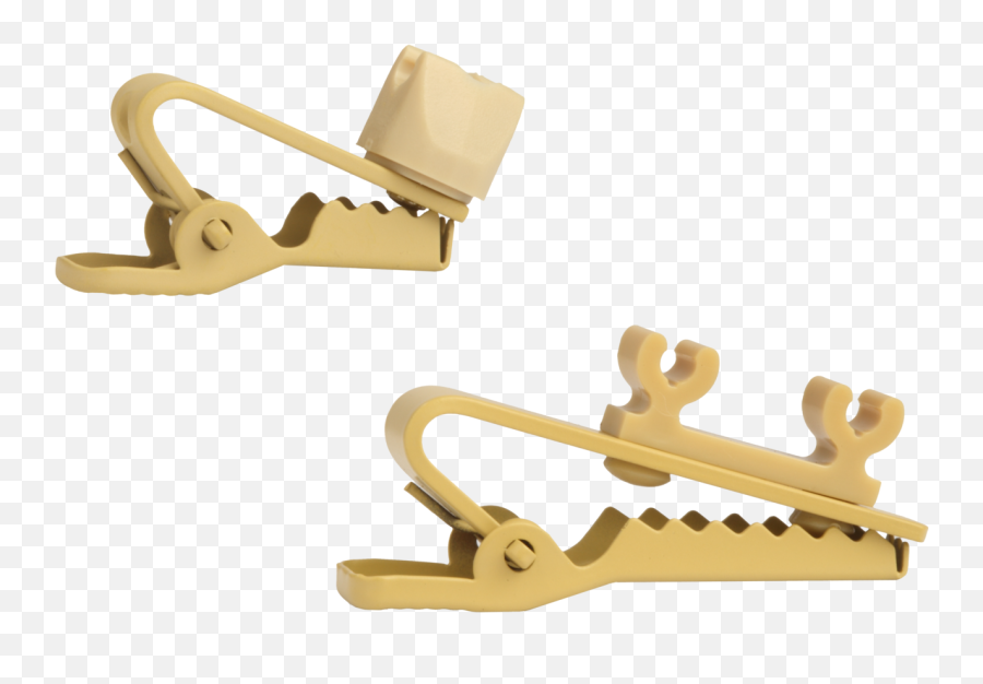 Rpm502 - Single And Dual Microphone Tie Clips Emoji,Gold Microphone Png