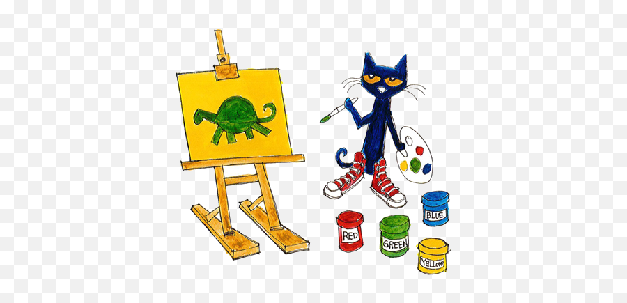 Freeuse Library Pete The Cat Walking - Clipart Pete The Cat Art Emoji,Pete The Cat Clipart