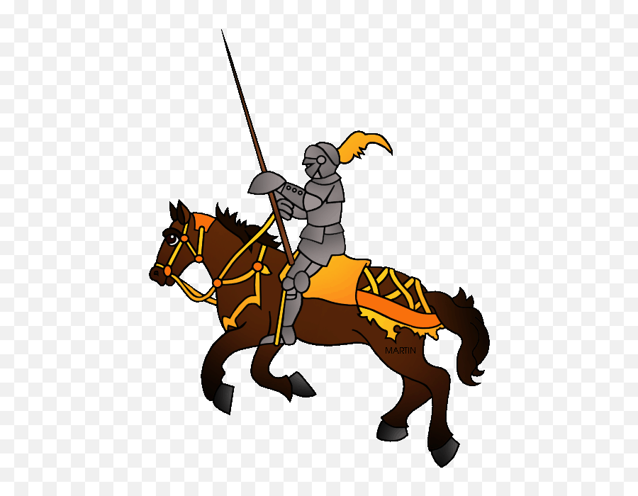 Medieval Knight Cartoon Medieval Ages - Knight On Horse Animation Emoji,Knight Clipart