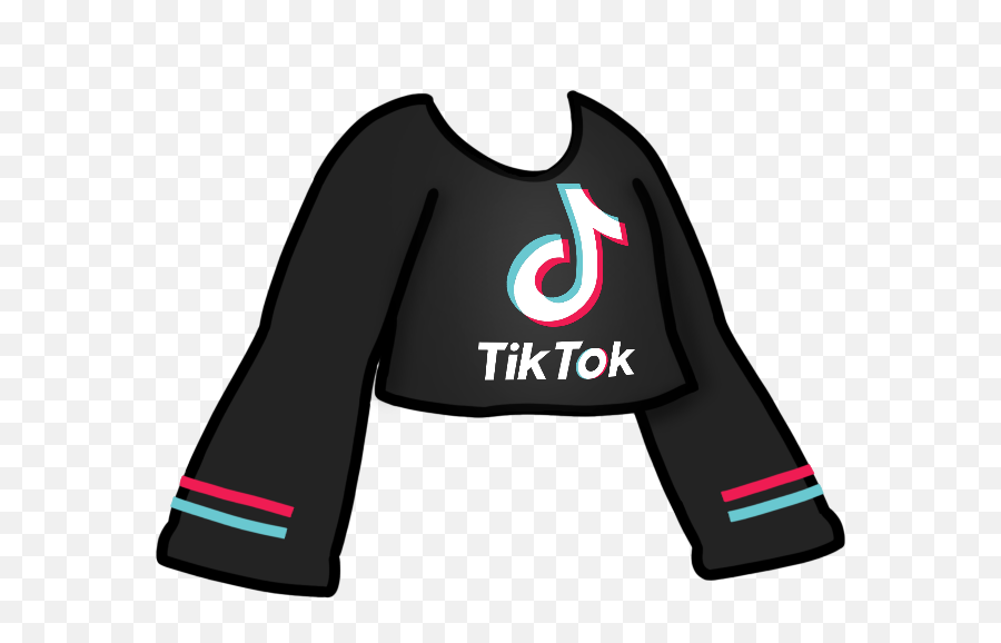 Sweaters Cute Sticker - Gacha Life Clothes Edit Tik Tok Emoji,Cute Tiktok Logo