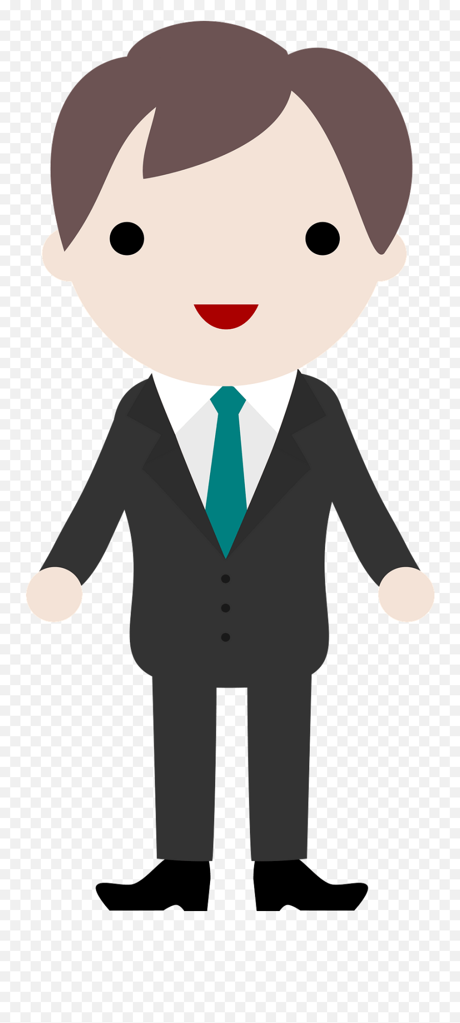 Man In A Suit Clipart - Suit Clipart Emoji,Suit Clipart
