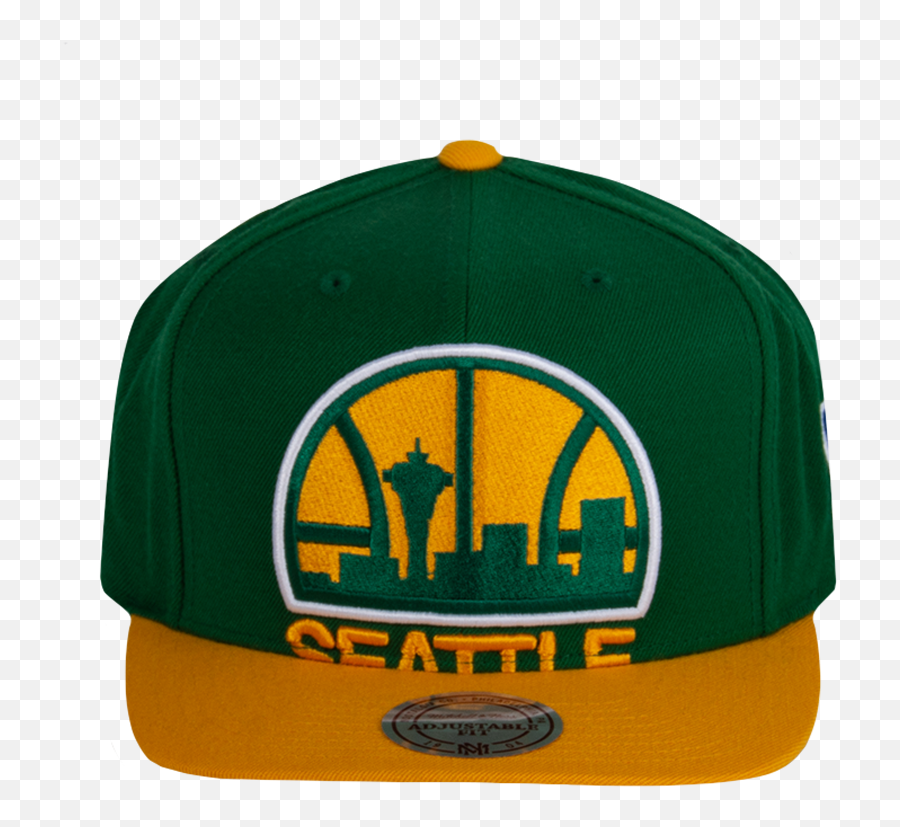 Download Picture Of Nba Seattle Supersonics Cropped Xl Logo - Seattle Supersonics Hat Transparent Emoji,Seattle Supersonics Logo