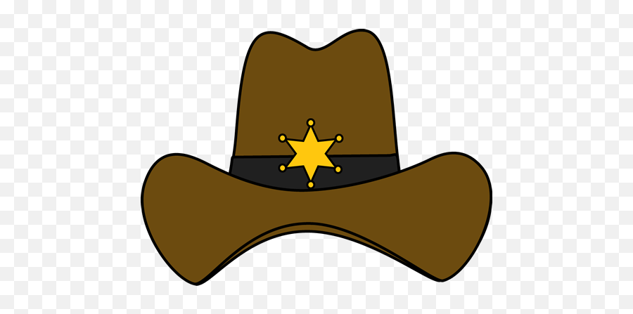 Cowboy Hat Clipart - Sheriff Cowboy Hat Clipart Emoji,Hat Clipart