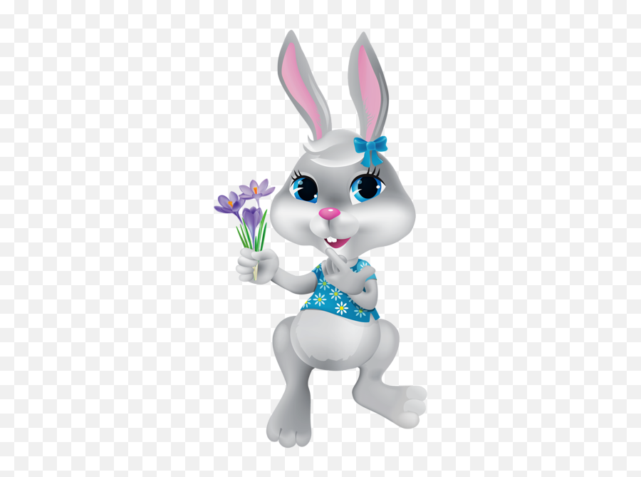 Transparent Background Easter Bunny - Bunny Transparent Background Easter Png Emoji,Easter Png