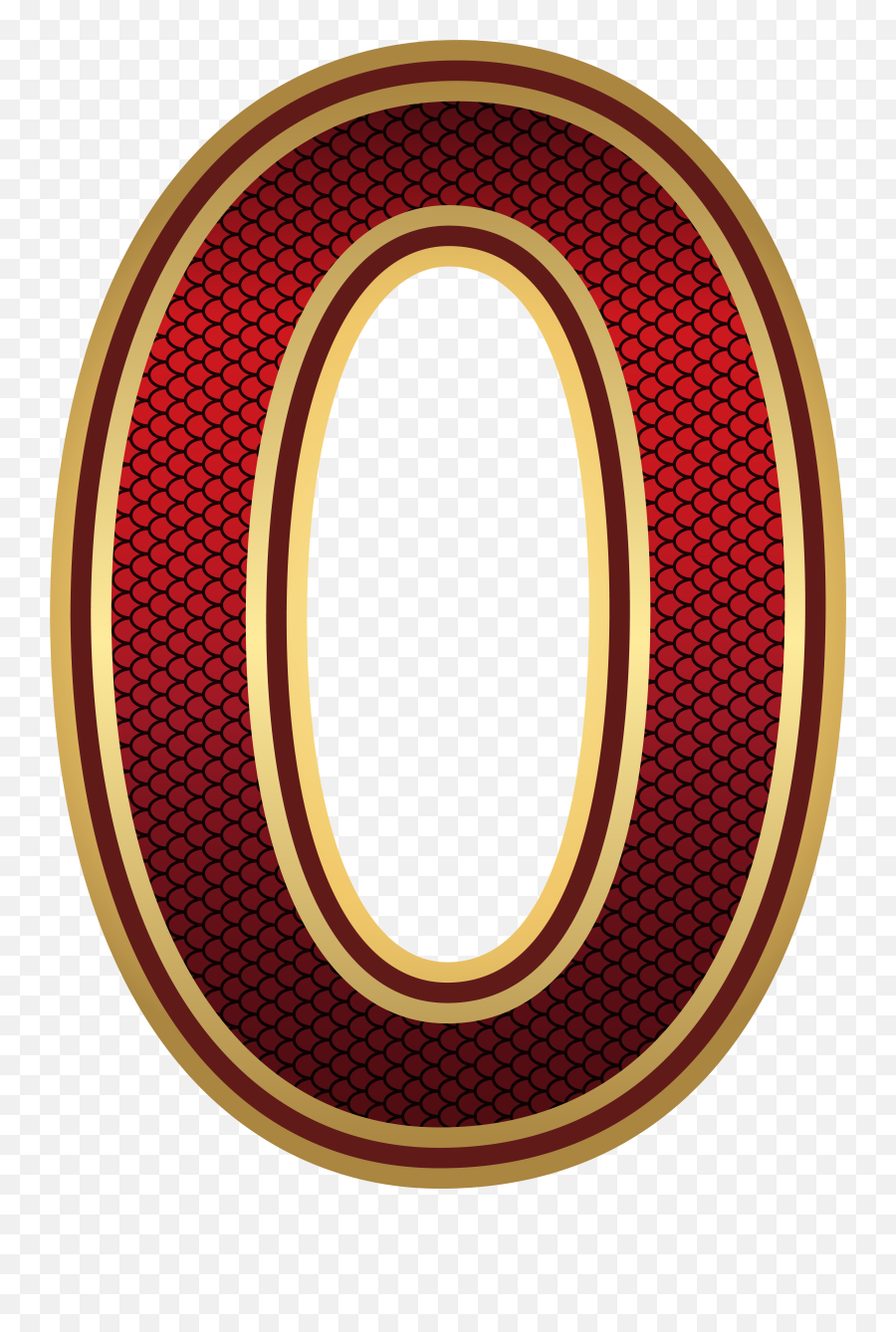 Red And Gold Number Zero Png Image Gallery Yopriceville - Leather Jacket Baby Boy Emoji,Red Circle Transparent