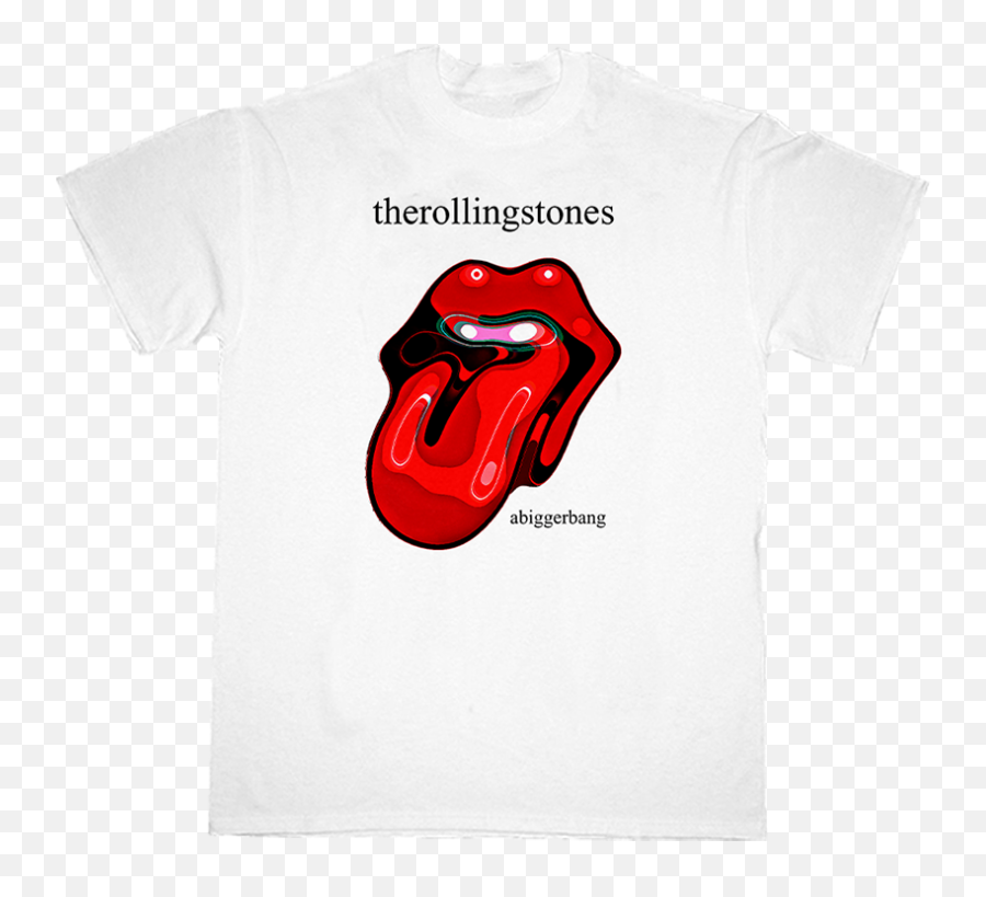 A Bigger Bang White T - Tee Rolling Stones A Bigger Bang Emoji,Bang Logo