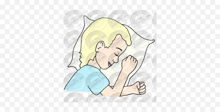 Sleep Picture For Classroom Therapy Use - Great Sleep Clipart Happy Emoji,Sleep Clipart