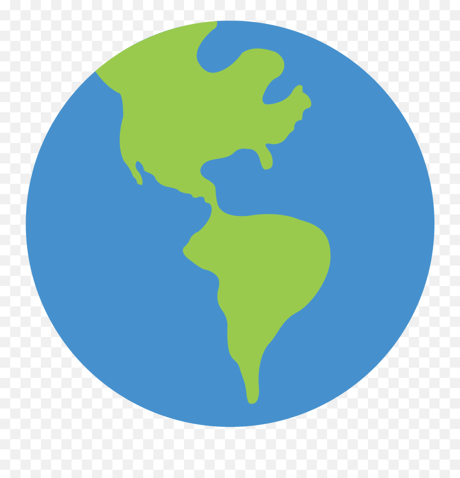 World Transparent Background Png - Flat World Vector Png Emoji,World Transparent Background