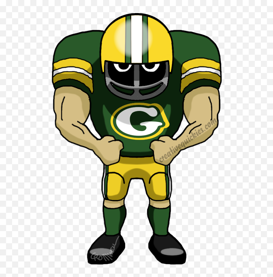Green Bay Wisconsin Packers - Cartoons Of Your Favorite Packers Cartoon Emoji,Greenbay Packers Logo