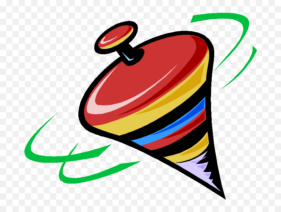 Toy Top Cliparts Png Images - Spinning Top Clipart Emoji,Top Clipart
