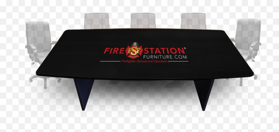 Custom Firehouse Logo Table - Conference Table Logo Png Emoji,Fire Department Logo Maker
