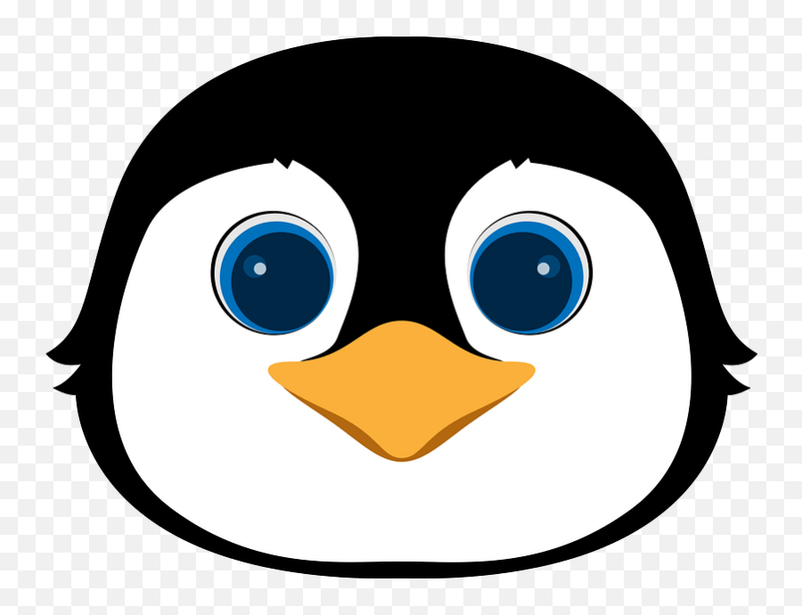 Penguin Face Clipart - Cute Penguin Face Clipart Emoji,Face Clipart