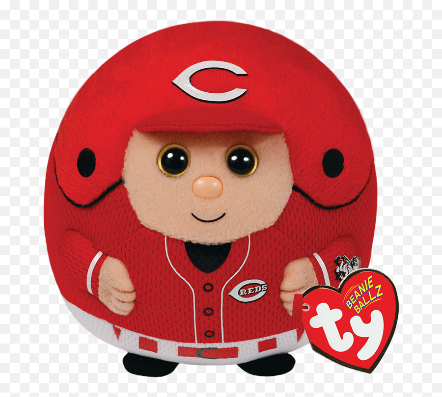 Cincinnati Reds - Mlb Beanie Ballz Emoji,Cincinnati Reds Logo