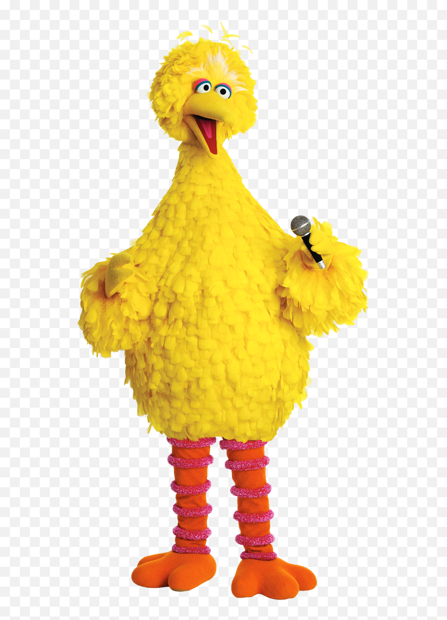 Yellow Sesame Street Big Bird Muppet - Sesame Street Big Bird Emoji,Sesame Street Logo