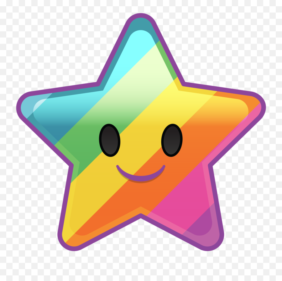 Star Png Clipart - Cartoon Transparent Background Star Emoji,Star Transparent Background