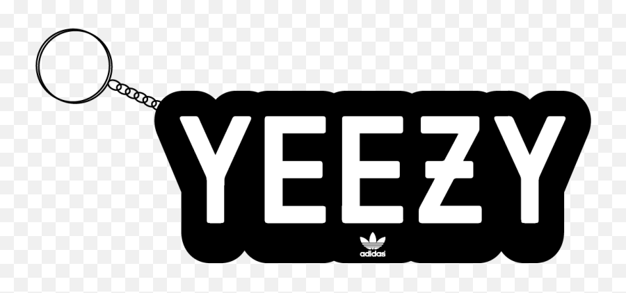 Yeezy Keychain - Dot Emoji,Yeezy Logo