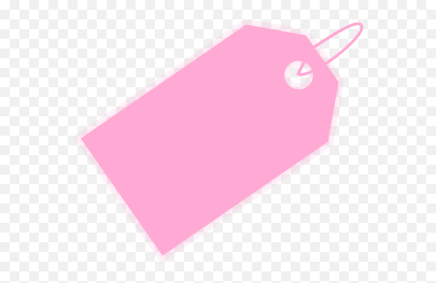 Pink Tag Clip Art At Clker - Pink Price Tag Clipart Emoji,Tag Clipart