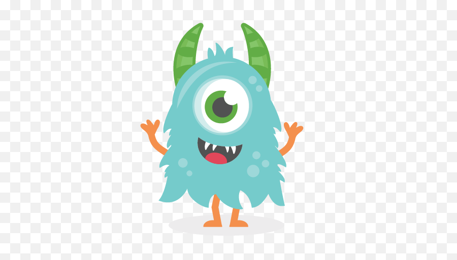 Monster Clipart Svg Monster Svg Transparent Free For - Transparent Background Monster Png Emoji,Monster Outline Clipart