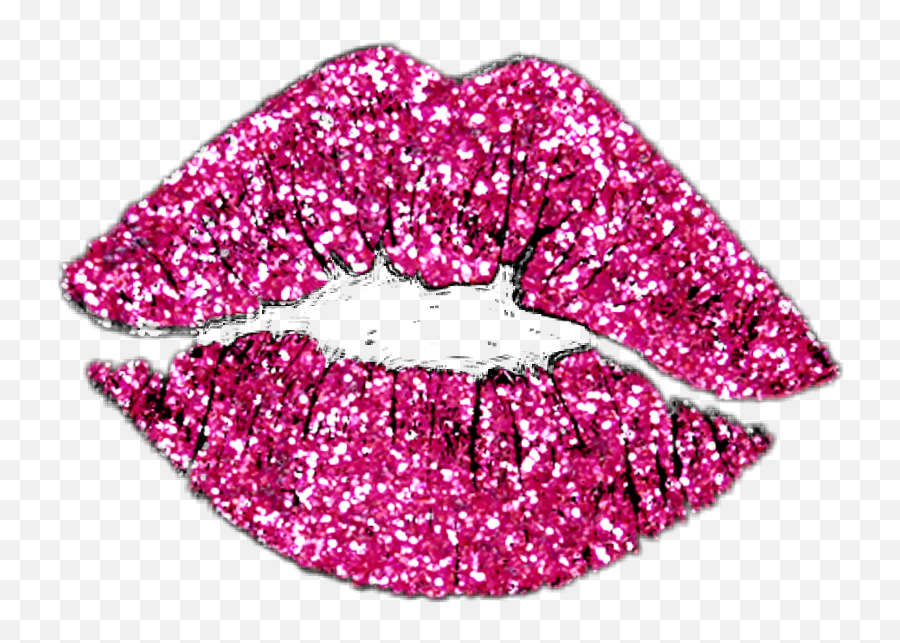 Lips Clipart Glitter Lips Glitter Transparent Free For - Clip Art Emoji,Lips Clipart